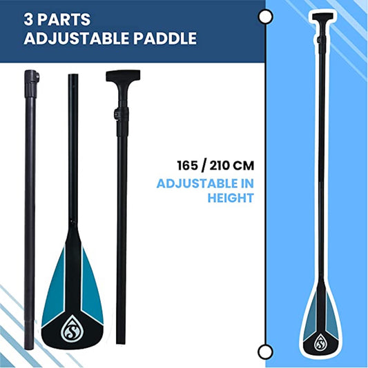 Skiffo PB-SSC120C aufblasbares SUP Stand Up Paddle, Sun Cruise 384 l, 365 x 86 x 15 cm